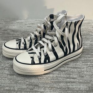 Chuck Taylor All Stars Platform Zebra